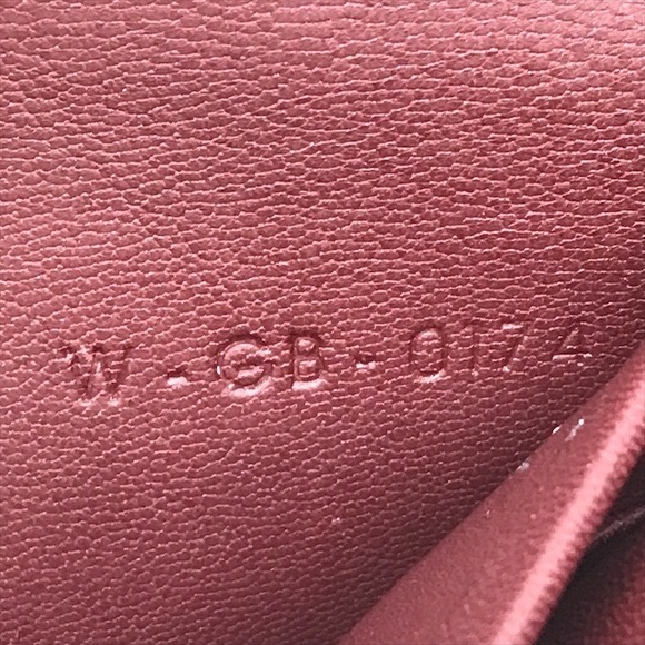 Celine Stitch Leather Clutch Bag Blue - Picture 10 of 10